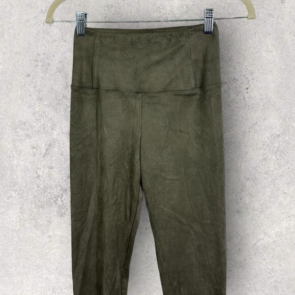 Aritzia Wilfred Free Daria Faux Suede Leggings Taupe High Rise Size XS‎ Minimal - Picture 6 of 14